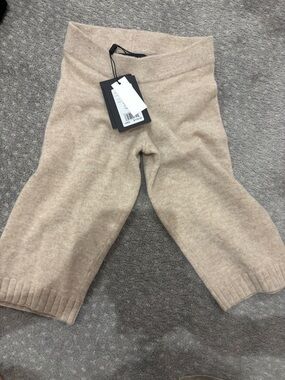 NAADAM Kids Beige Cashmere Cropped Pants